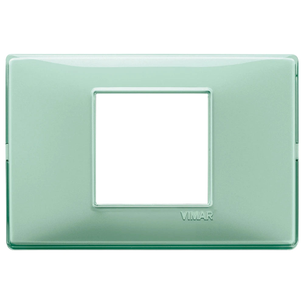 Vimar Plana 2-Central-Module Cover Plate, 120x80x9mm, IP00, Clamp Mount — Quality Boat Parts