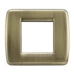 Vimar Idea Rondo Cover Plate, 1-2 Module, Die-Cast Metal, Clamp Mounting — Quality Boat Parts