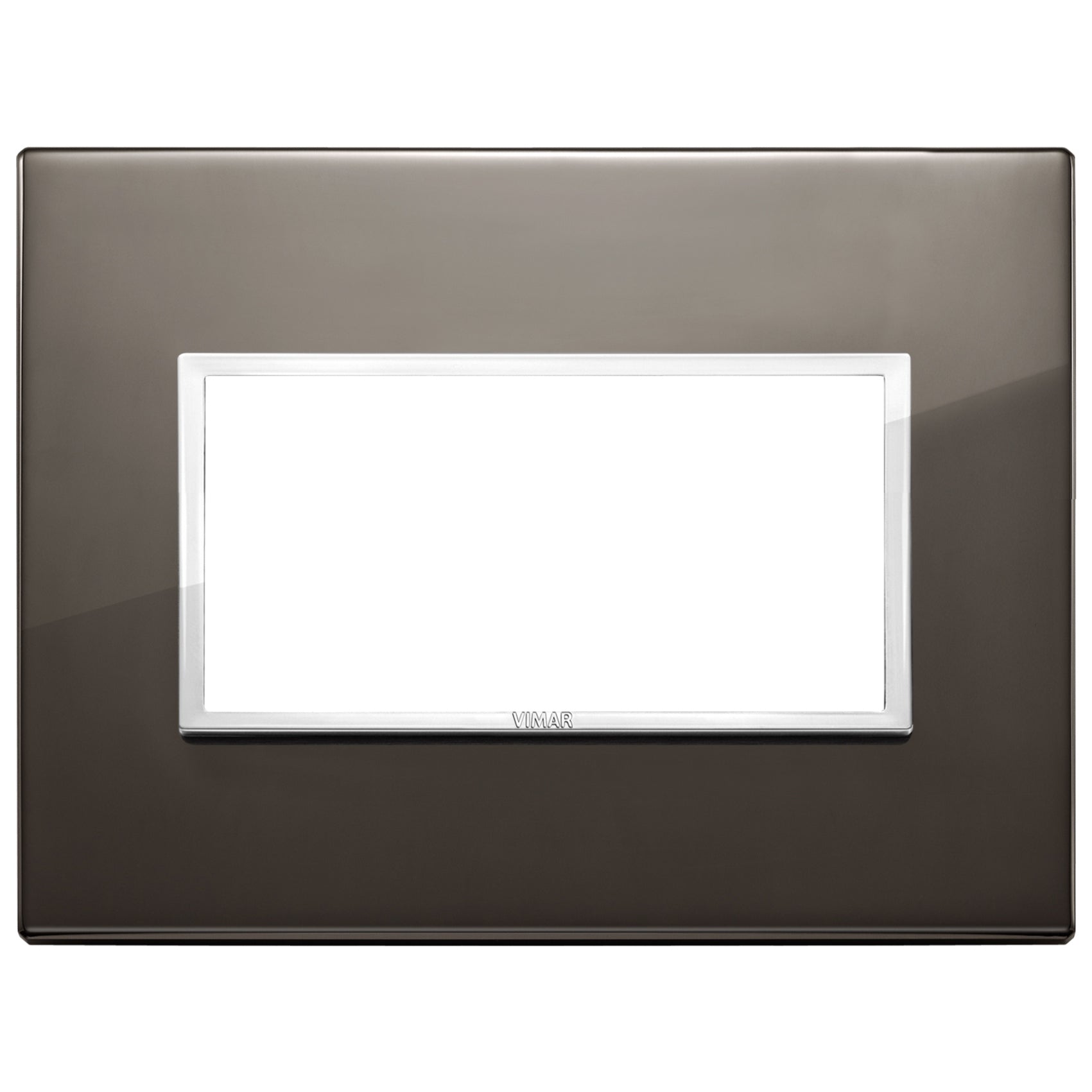 Vimar Eikon EVO 21654 4-Module Cover Plate, IP00, Clamp Mounting — Quality Boat Parts