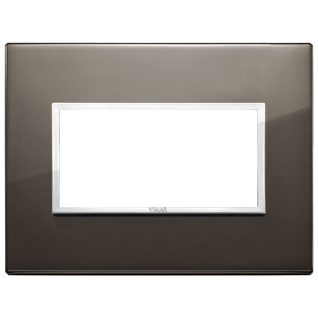 Vimar Eikon EVO 21654 4-Module Cover Plate, IP00, Clamp Mounting — Quality Boat Parts