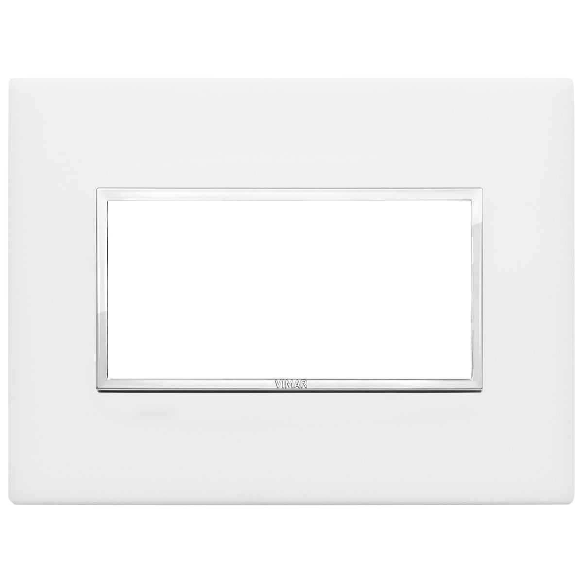Vimar Eikon EVO 21654 4-Module Cover Plate, IP00, Clamp Mounting — Quality Boat Parts