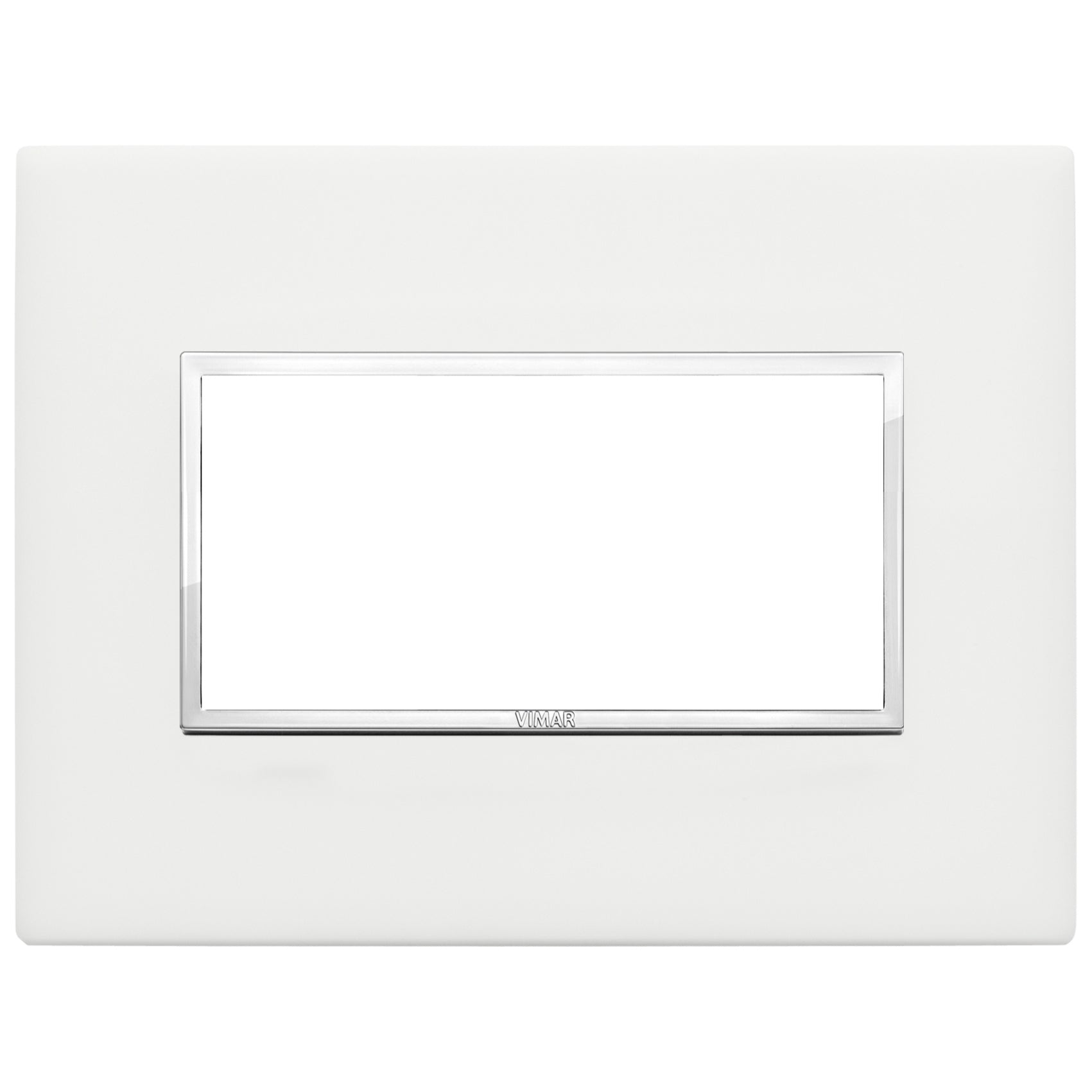Vimar Eikon EVO 21654 4-Module Cover Plate, IP00, Clamp Mounting — Quality Boat Parts