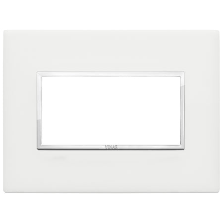 Vimar Eikon EVO 21654 4-Module Cover Plate, IP00, Clamp Mounting — Quality Boat Parts
