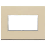 Vimar Eikon EVO 21654 4-Module Cover Plate, IP00, Clamp Mounting — Quality Boat Parts