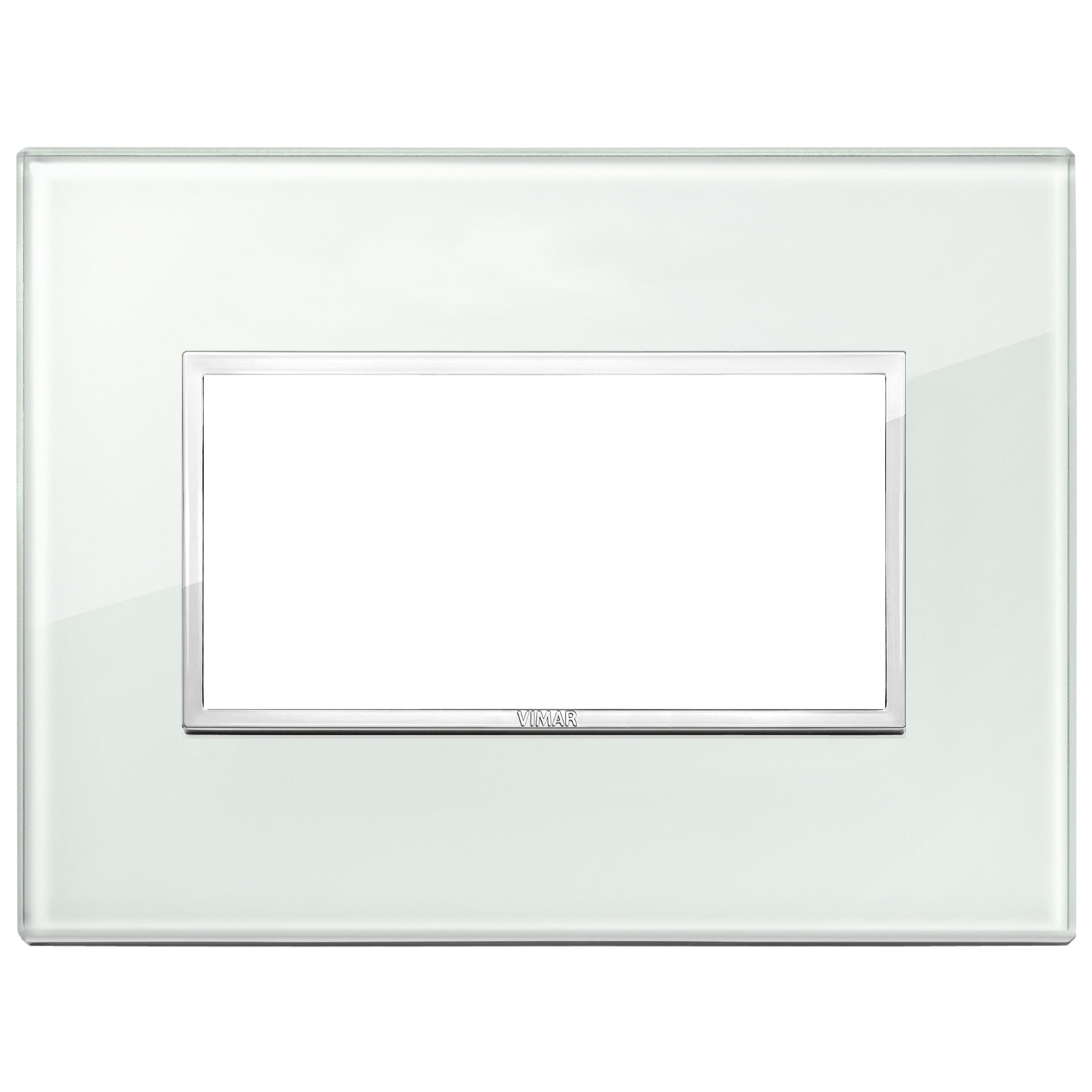 Vimar Eikon EVO 21654 4-Module Cover Plate, IP00, Clamp Mounting — Quality Boat Parts