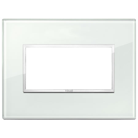 Vimar Eikon EVO 21654 4-Module Cover Plate, IP00, Clamp Mounting — Quality Boat Parts