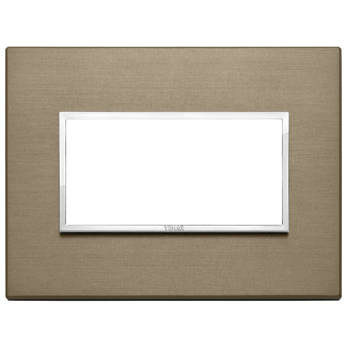 Vimar Eikon EVO 21654 4-Module Cover Plate, IP00, Clamp Mounting — Quality Boat Parts