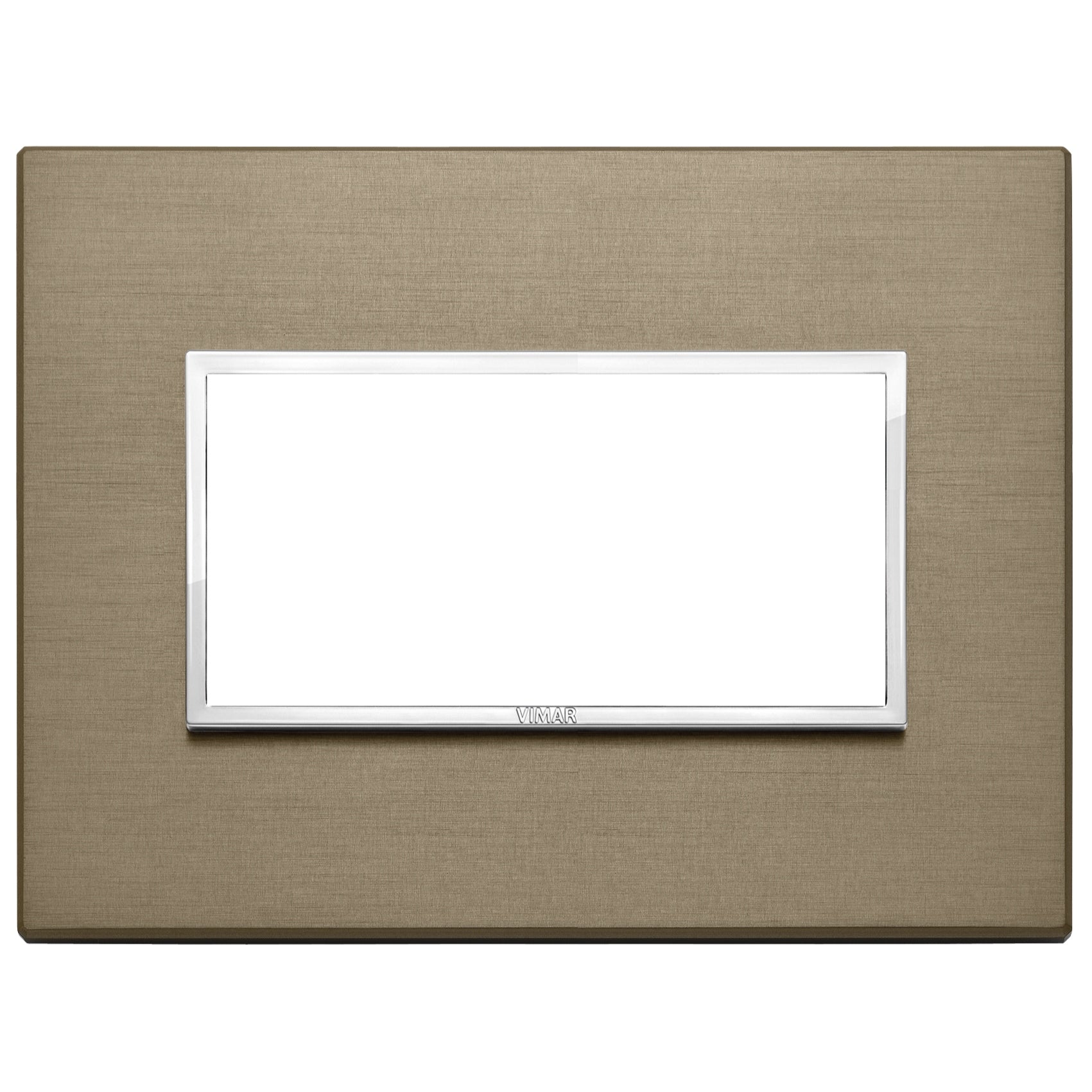 Vimar Eikon EVO 21654 4-Module Cover Plate, IP00, Clamp Mounting — Quality Boat Parts