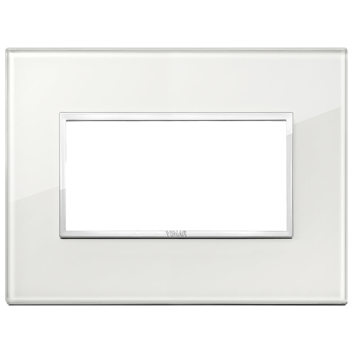 Vimar Eikon EVO 21654 4-Module Cover Plate, IP00, Clamp Mounting — Quality Boat Parts