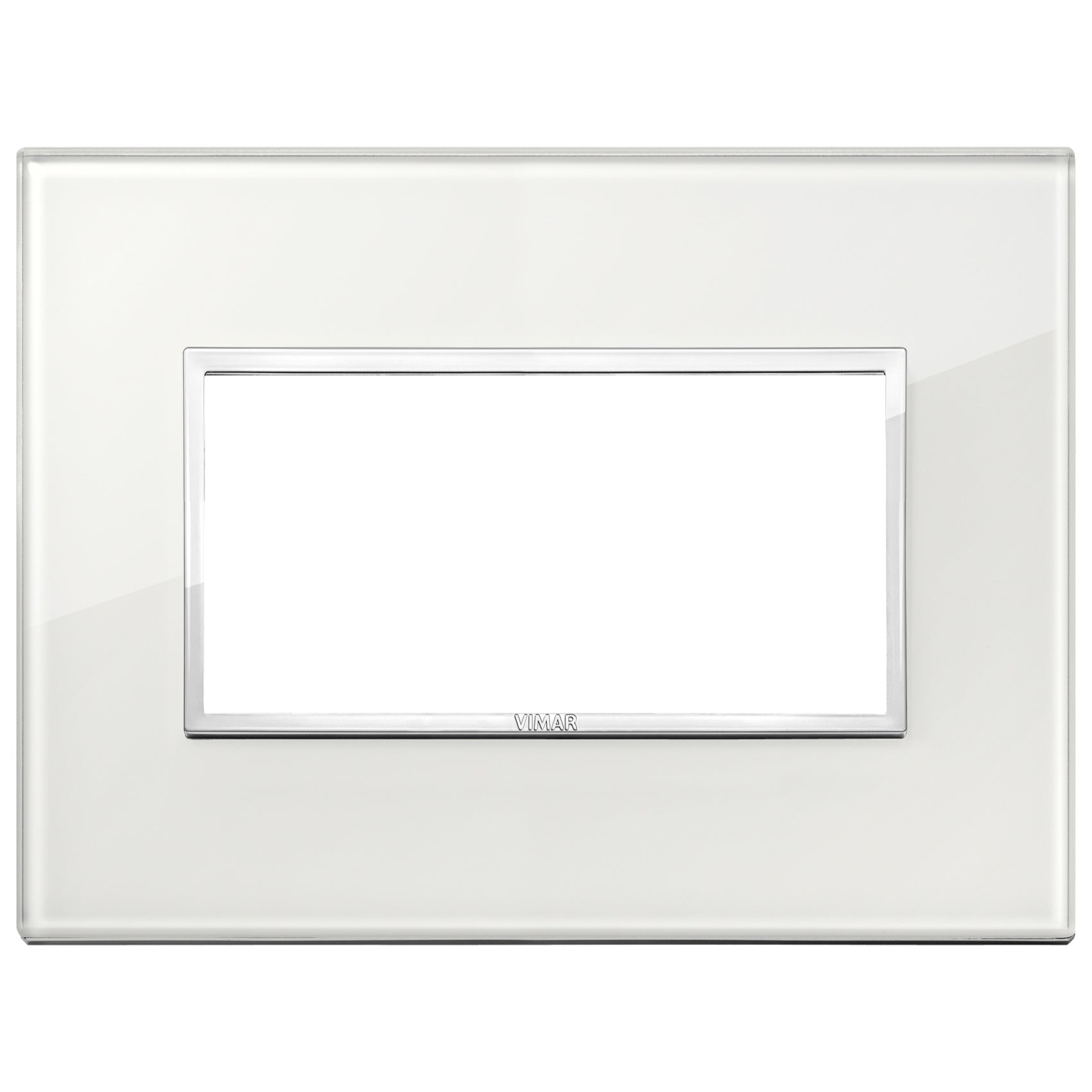 Vimar Eikon EVO 21654 4-Module Cover Plate, IP00, Clamp Mounting — Quality Boat Parts