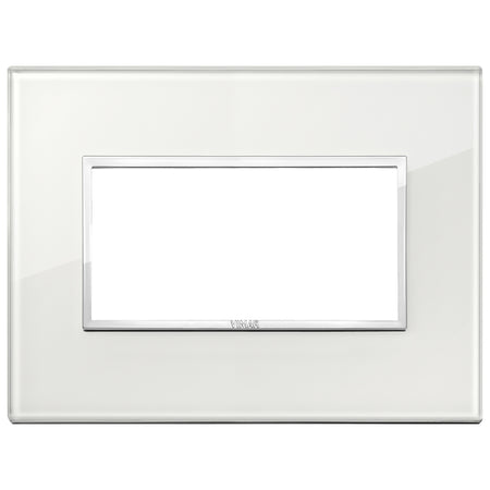 Vimar Eikon EVO 21654 4-Module Cover Plate, IP00, Clamp Mounting — Quality Boat Parts