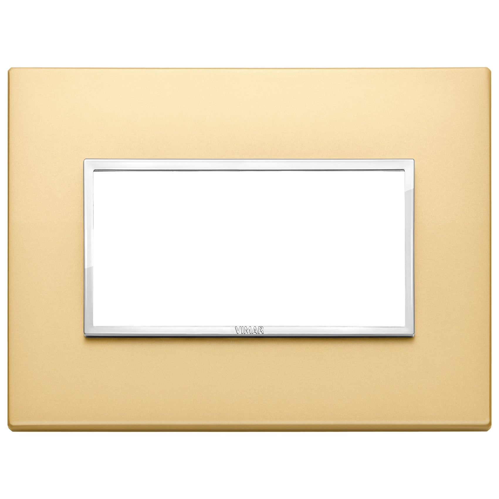 Vimar Eikon EVO 21654 4-Module Cover Plate, IP00, Clamp Mounting — Quality Boat Parts