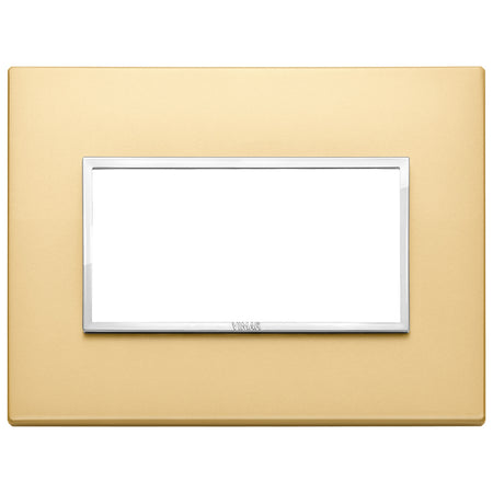 Vimar Eikon EVO 21654 4-Module Cover Plate, IP00, Clamp Mounting — Quality Boat Parts