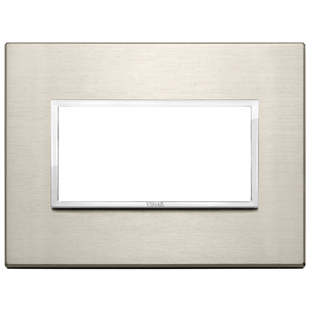 Vimar Eikon EVO 21654 4-Module Cover Plate, IP00, Clamp Mounting — Quality Boat Parts