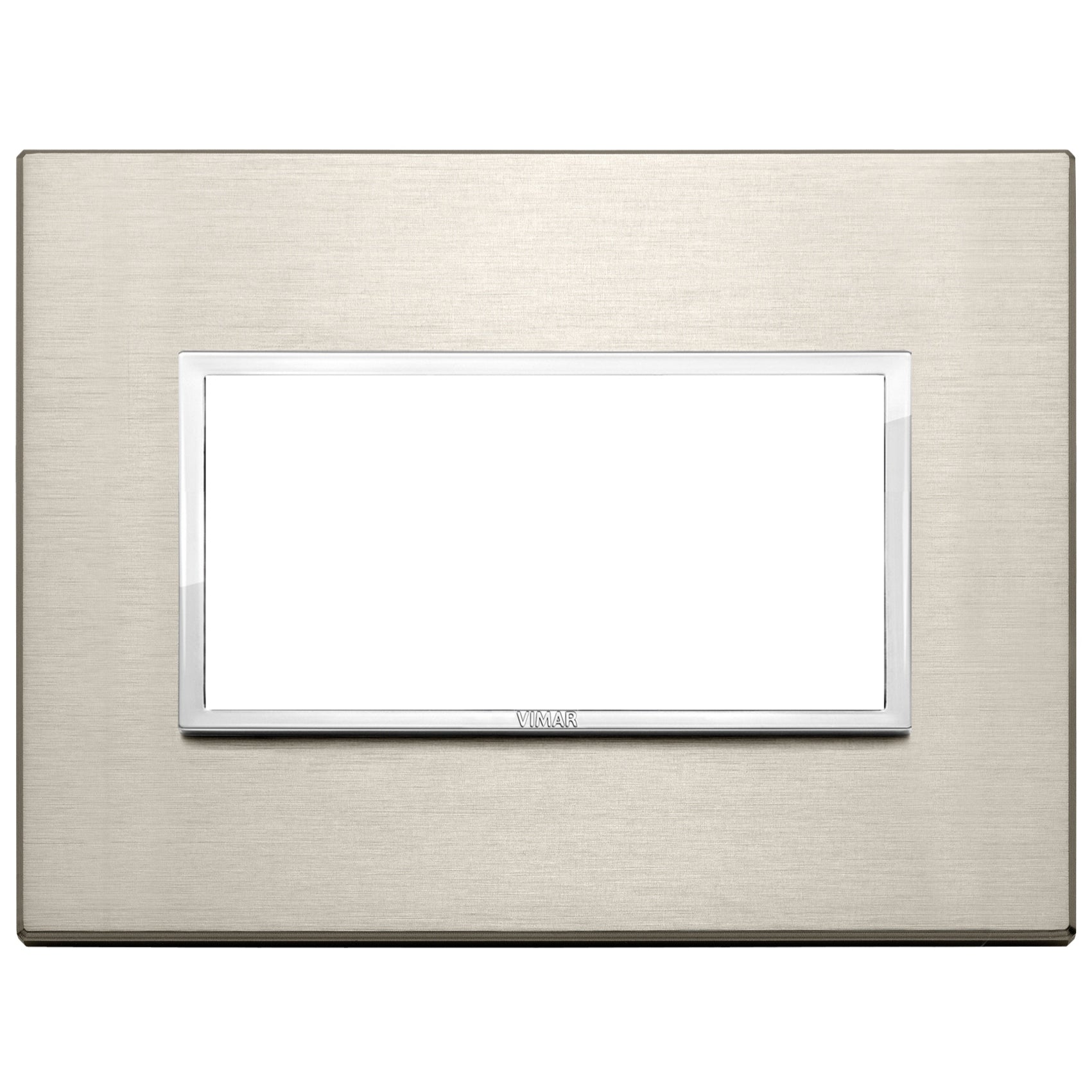 Vimar Eikon EVO 21654 4-Module Cover Plate, IP00, Clamp Mounting — Quality Boat Parts