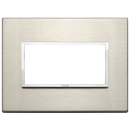 Vimar Eikon EVO 21654 4-Module Cover Plate, IP00, Clamp Mounting — Quality Boat Parts