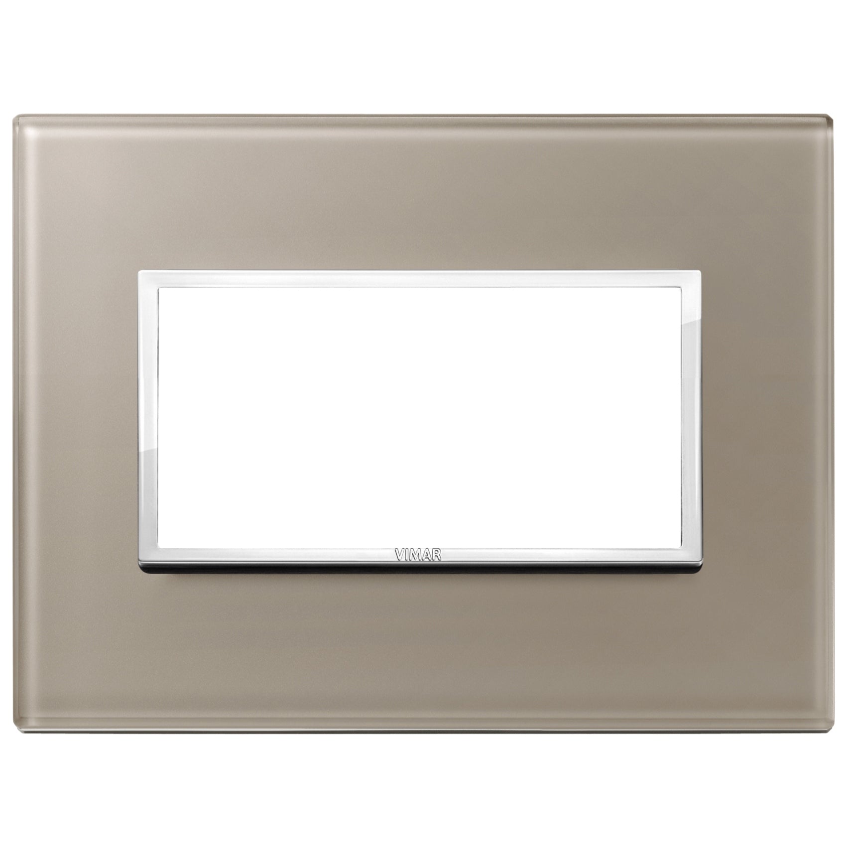 Vimar Eikon EVO 21654 4-Module Cover Plate, IP00, Clamp Mounting — Quality Boat Parts