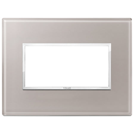 Vimar Eikon EVO 21654 4-Module Cover Plate, IP00, Clamp Mounting — Quality Boat Parts