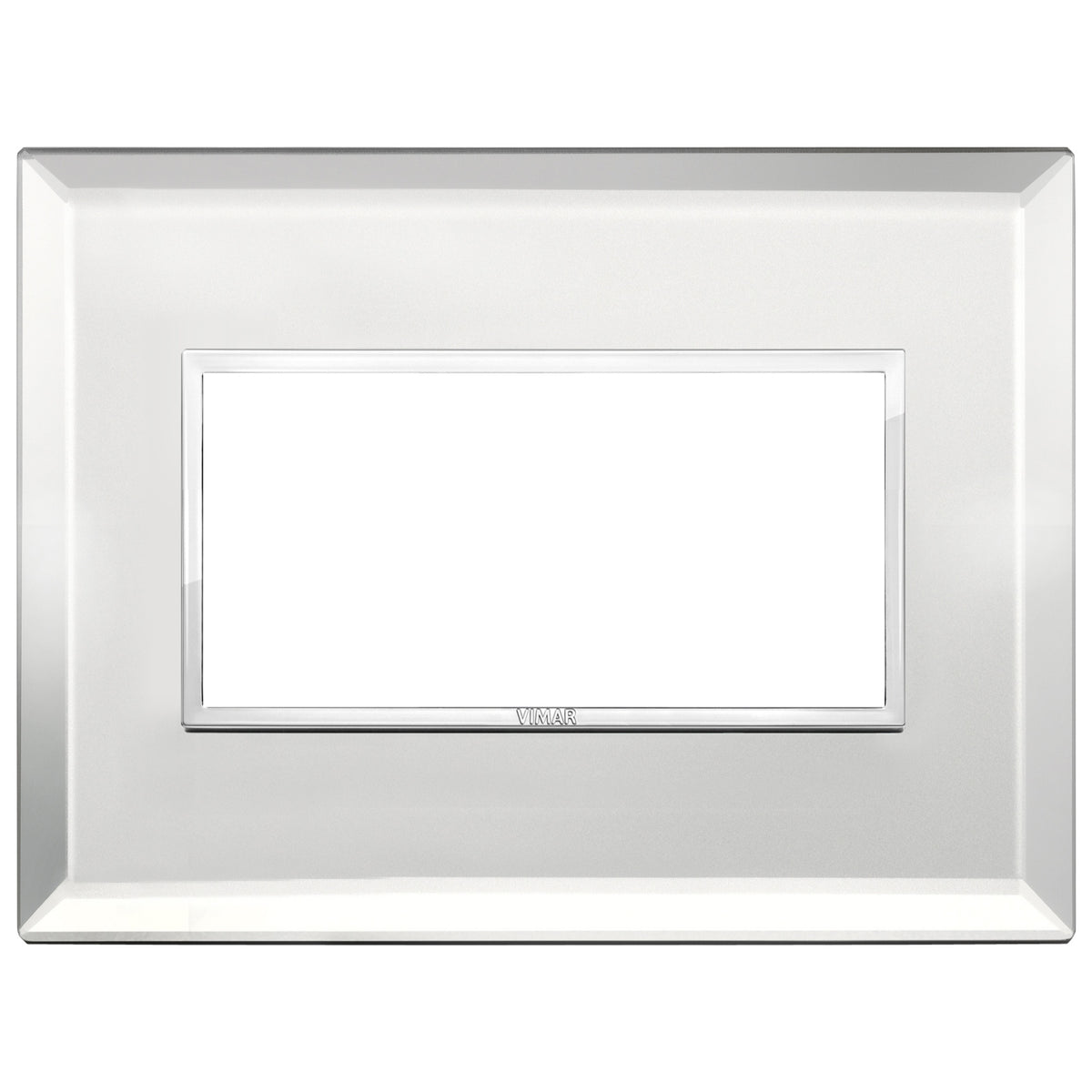 Vimar Eikon EVO 21654 4-Module Cover Plate, IP00, Clamp Mounting — Quality Boat Parts