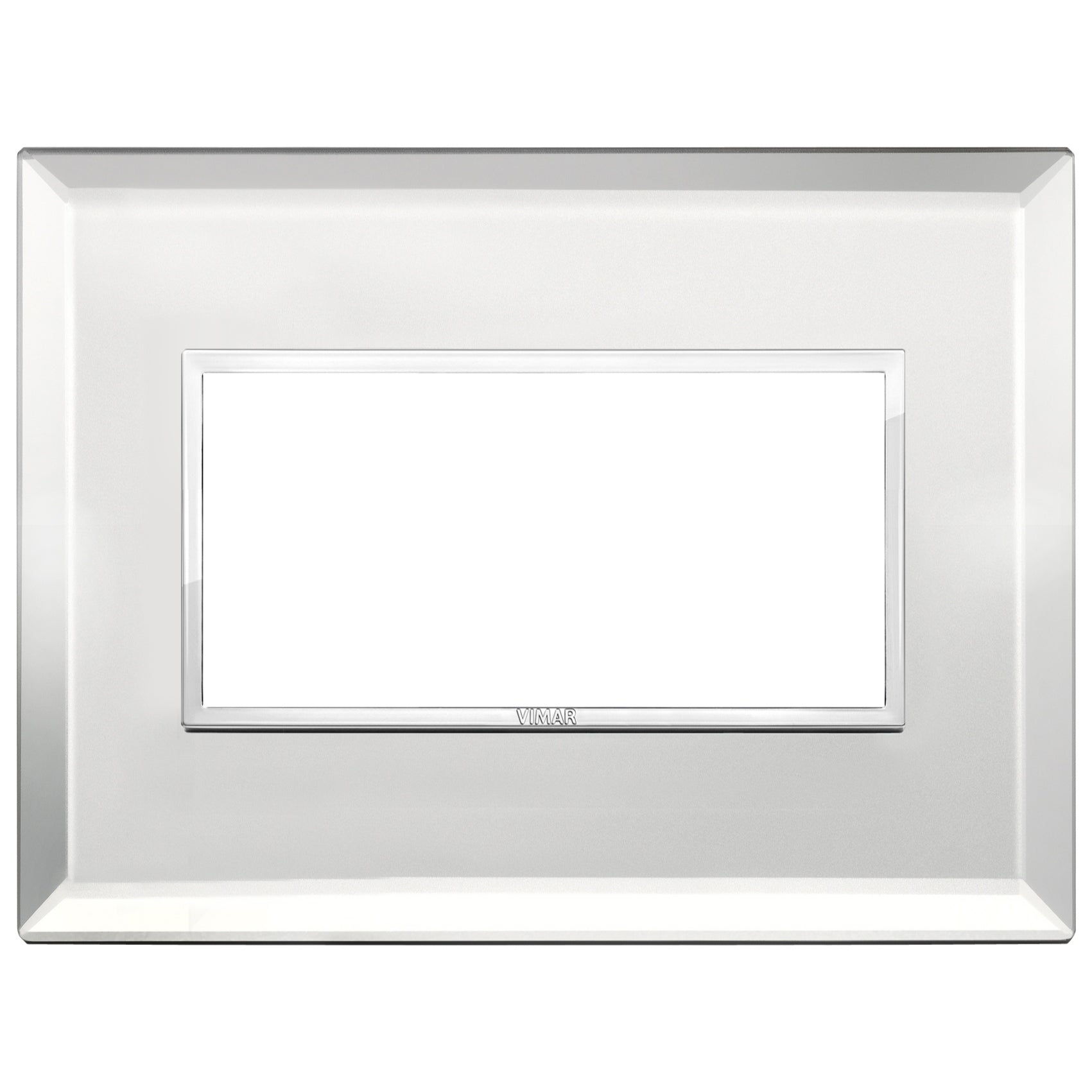 Vimar Eikon EVO 21654 4-Module Cover Plate, IP00, Clamp Mounting — Quality Boat Parts