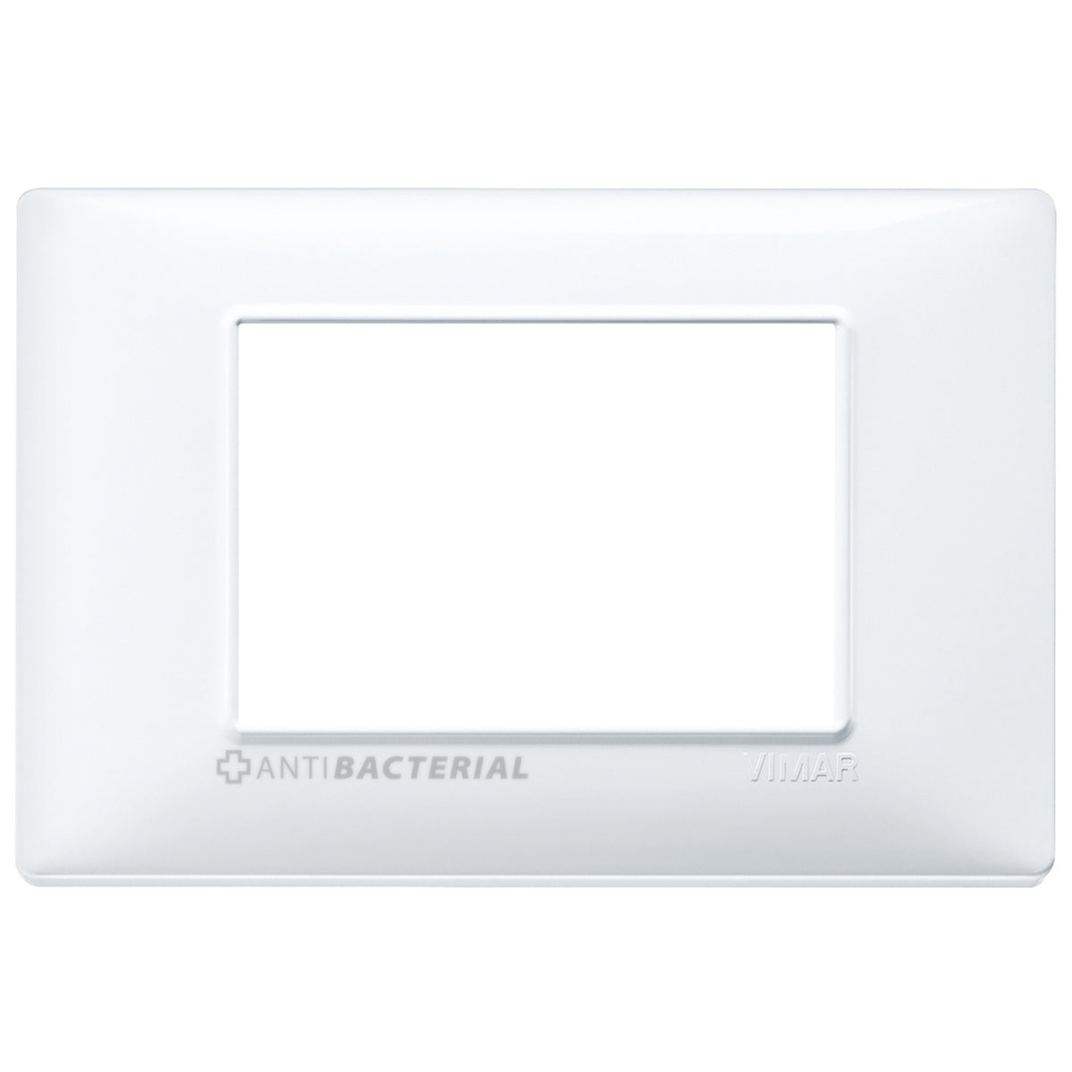 Vimar Plana 3-Module Cover Plate, 120 x 80 mm, IP00, Clamp Mounting — Quality Boat Parts