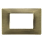Vimar Plana 3-Module Cover Plate, 120 x 80 mm, IP00, Clamp Mounting — Quality Boat Parts