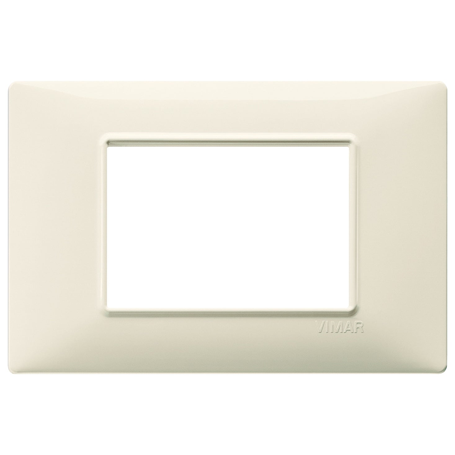Vimar Plana 3-Module Cover Plate, 120 x 80 mm, IP00, Clamp Mounting — Quality Boat Parts