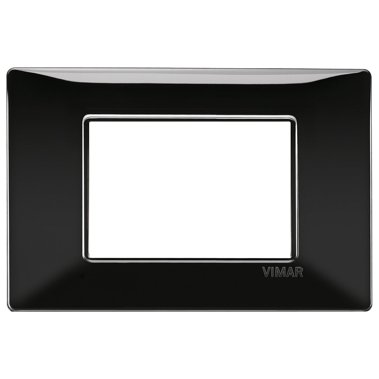 Vimar Plana 3-Module Cover Plate, 120 x 80 mm, IP00, Clamp Mounting — Quality Boat Parts