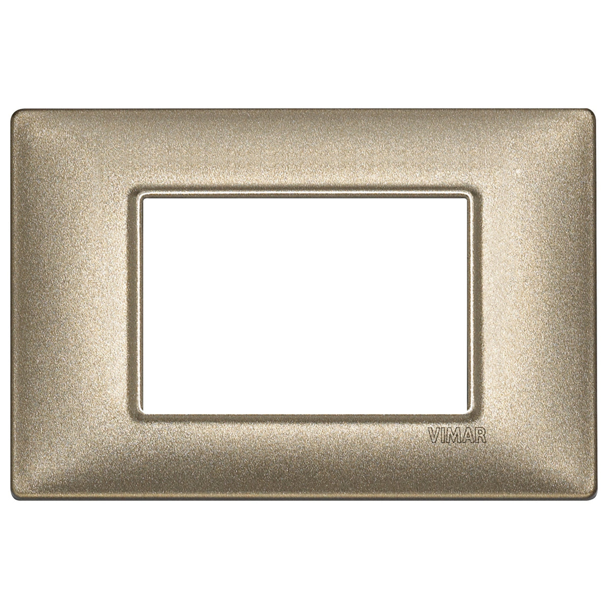 Vimar Plana 3-Module Cover Plate, 120 x 80 mm, IP00, Clamp Mounting — Quality Boat Parts