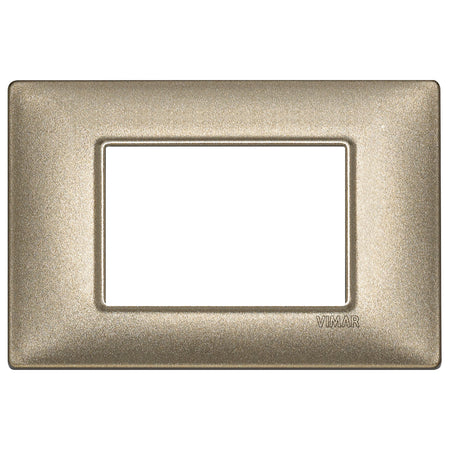 Vimar Plana 3-Module Cover Plate, 120 x 80 mm, IP00, Clamp Mounting — Quality Boat Parts