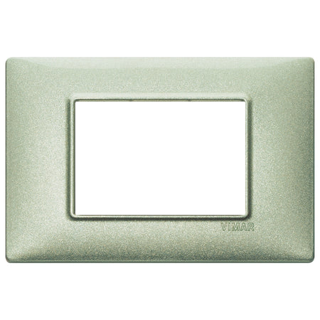 Vimar Plana 3-Module Cover Plate, 120 x 80 mm, IP00, Clamp Mounting — Quality Boat Parts