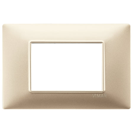 Vimar Plana 3-Module Cover Plate, 120 x 80 mm, IP00, Clamp Mounting — Quality Boat Parts