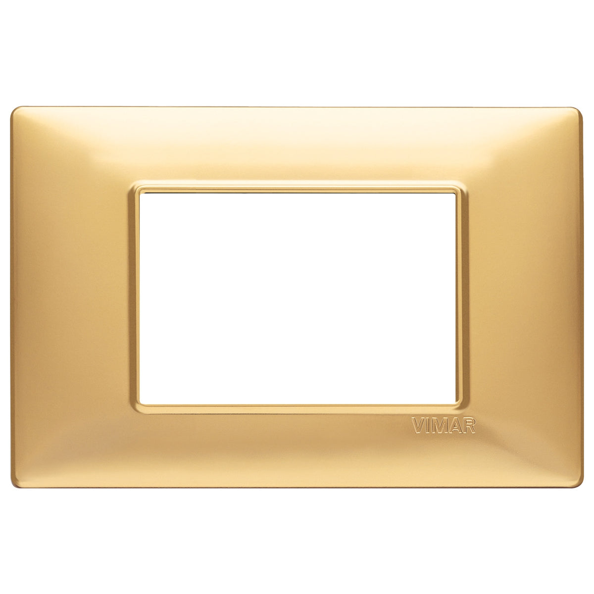 Vimar Plana 3-Module Cover Plate, 120 x 80 mm, IP00, Clamp Mounting — Quality Boat Parts