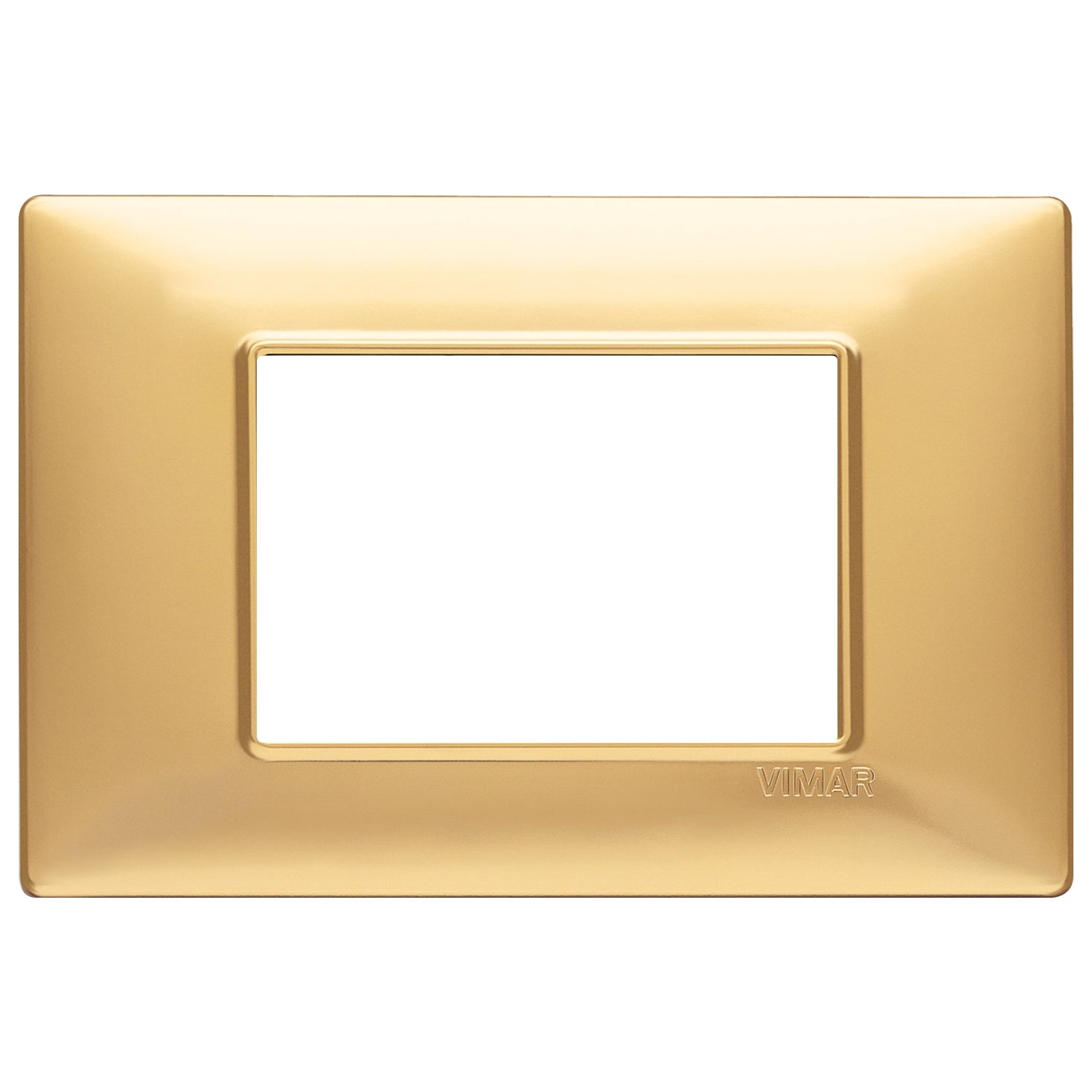 Vimar Plana 3-Module Cover Plate, 120 x 80 mm, IP00, Clamp Mounting — Quality Boat Parts