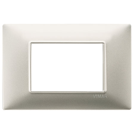 Vimar Plana 3-Module Cover Plate, 120 x 80 mm, IP00, Clamp Mounting — Quality Boat Parts