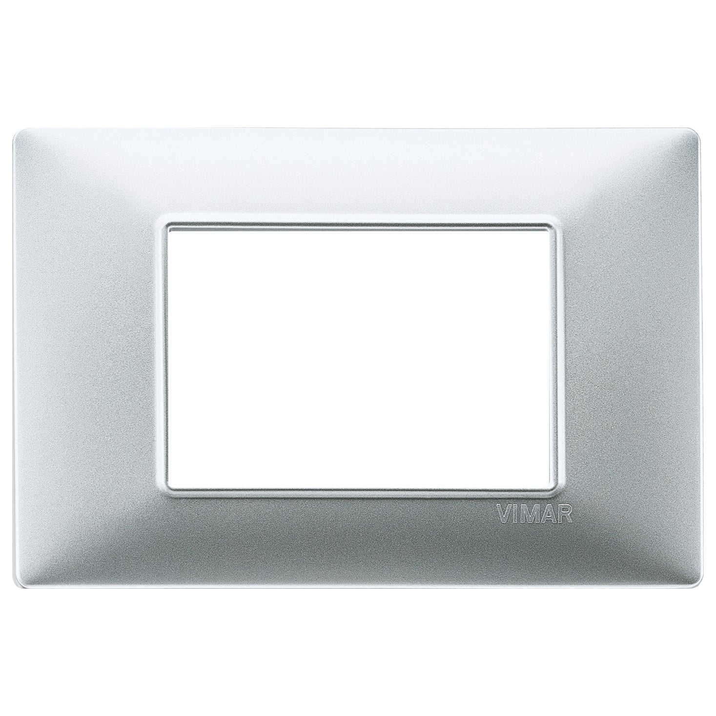 Vimar Plana 3-Module Cover Plate, 120 x 80 mm, IP00, Clamp Mounting — Quality Boat Parts