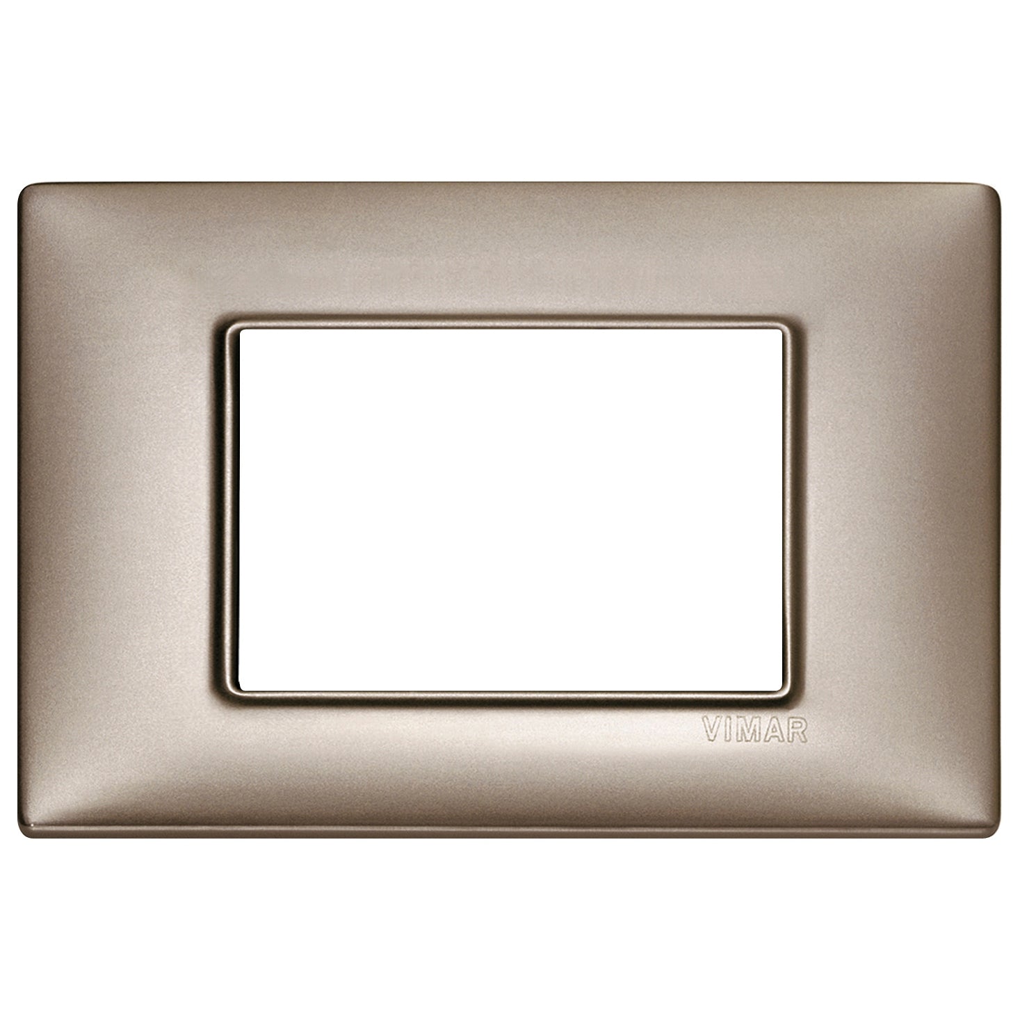 Vimar Plana 3-Module Cover Plate, 120 x 80 mm, IP00, Clamp Mounting — Quality Boat Parts