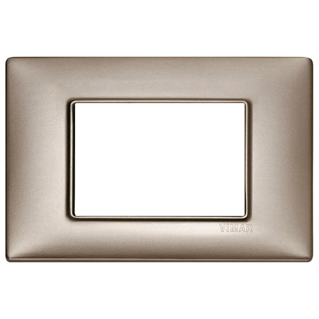 Vimar Plana 3-Module Cover Plate, 120 x 80 mm, IP00, Clamp Mounting — Quality Boat Parts