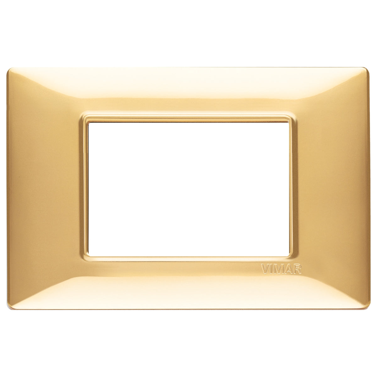 Vimar Plana 3-Module Cover Plate, 120 x 80 mm, IP00, Clamp Mounting — Quality Boat Parts