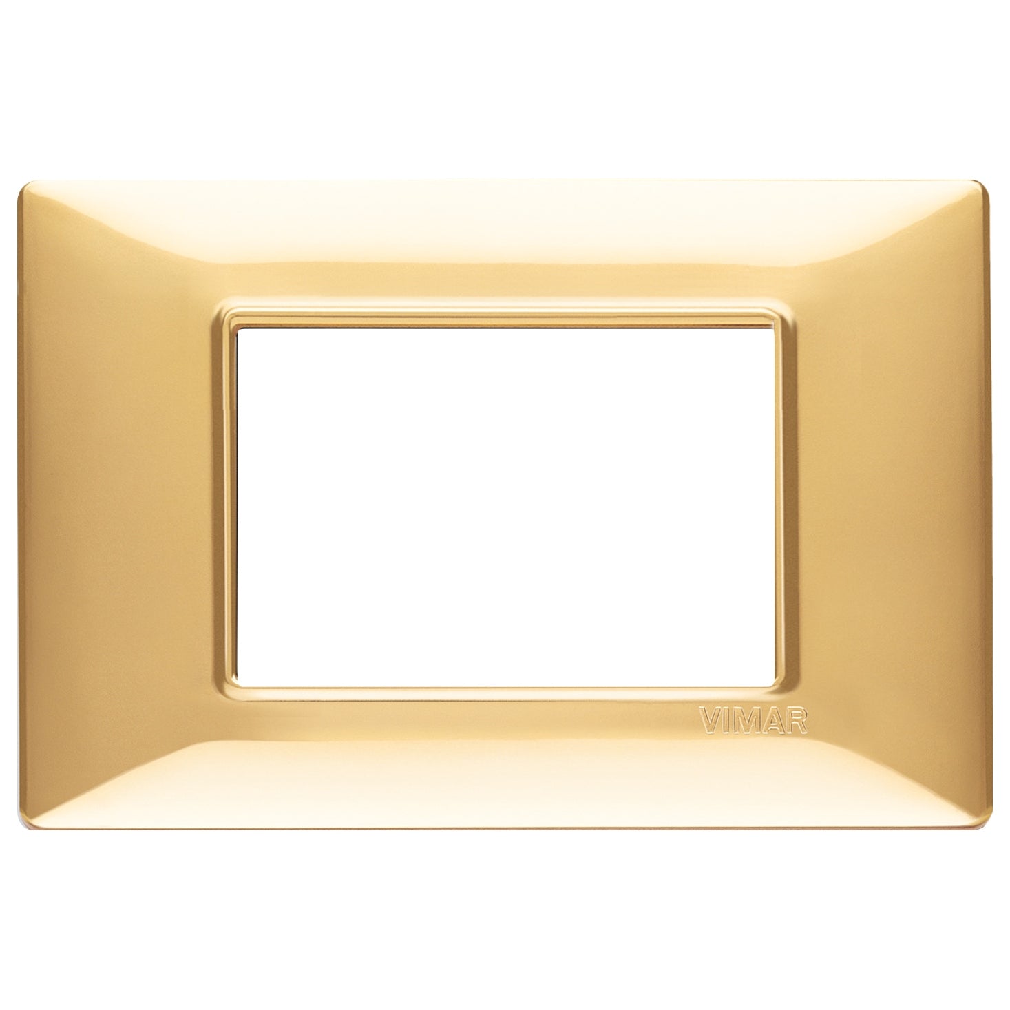 Vimar Plana 3-Module Cover Plate, 120 x 80 mm, IP00, Clamp Mounting — Quality Boat Parts