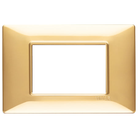 Vimar Plana 3-Module Cover Plate, 120 x 80 mm, IP00, Clamp Mounting — Quality Boat Parts