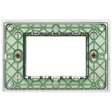 Vimar Plana 3-Module Cover Plate, 120 x 80 mm, IP00, Clamp Mounting — Quality Boat Parts