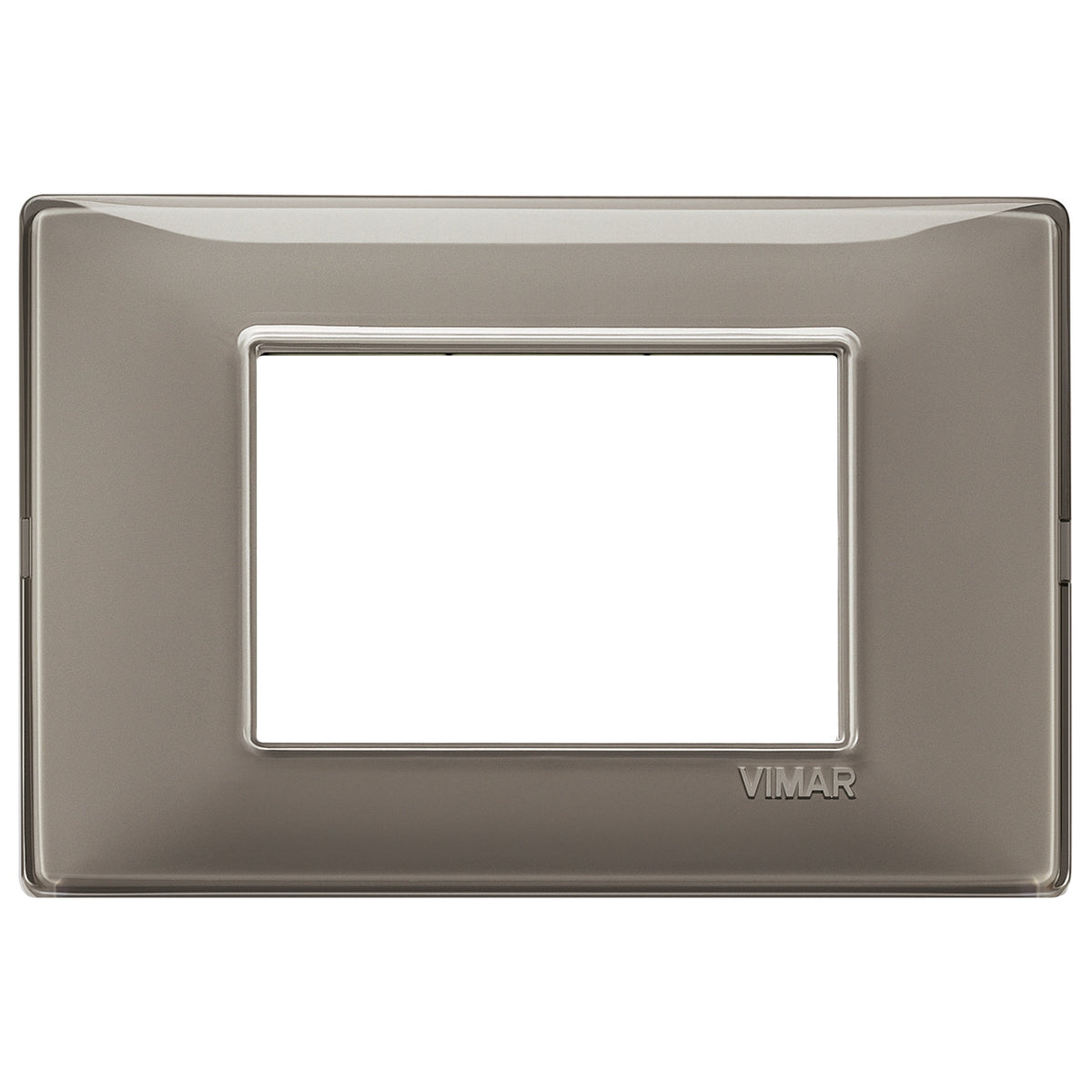 Vimar Plana 3-Module Cover Plate, 120 x 80 mm, IP00, Clamp Mounting — Quality Boat Parts