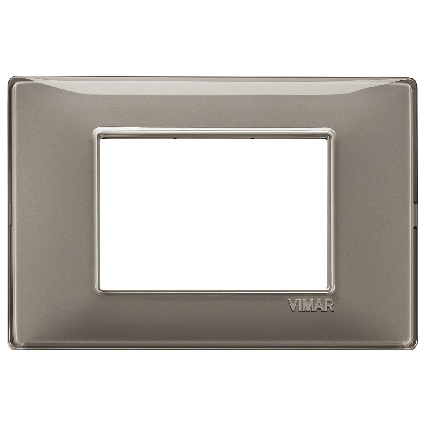 Vimar Plana 3-Module Cover Plate, 120 x 80 mm, IP00, Clamp Mounting — Quality Boat Parts