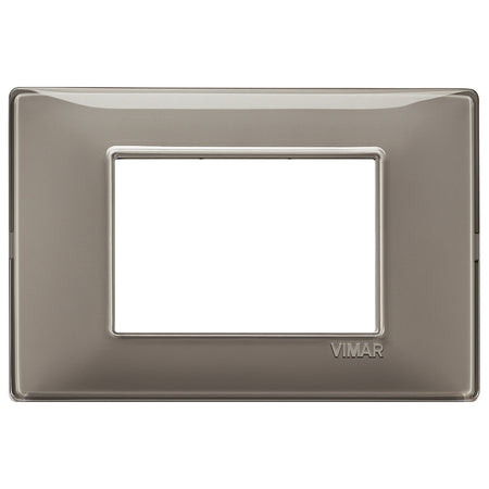 Vimar Plana 3-Module Cover Plate, 120 x 80 mm, IP00, Clamp Mounting — Quality Boat Parts