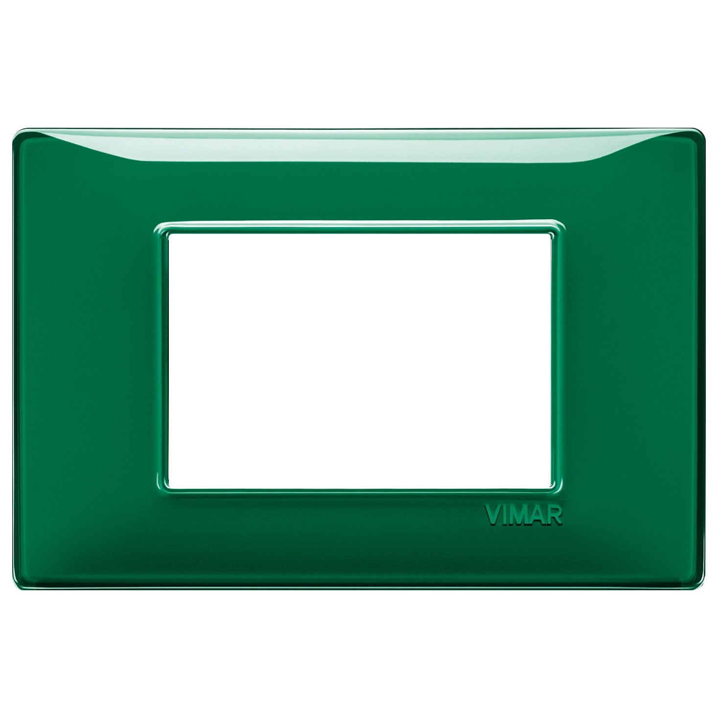 Vimar Plana 3-Module Cover Plate, 120 x 80 mm, IP00, Clamp Mounting — Quality Boat Parts