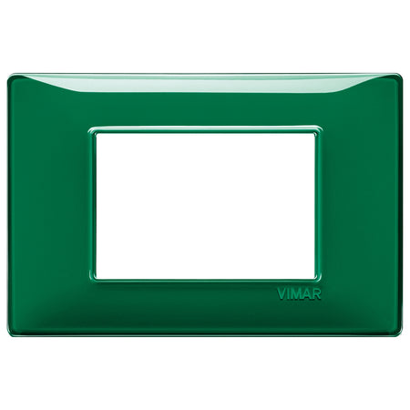 Vimar Plana 3-Module Cover Plate, 120 x 80 mm, IP00, Clamp Mounting — Quality Boat Parts