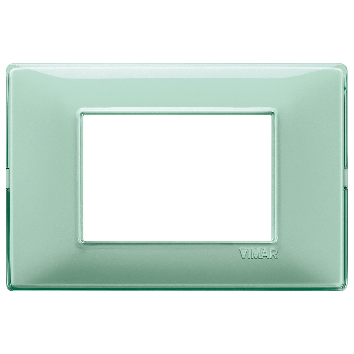 Vimar Plana 3-Module Cover Plate, 120 x 80 mm, IP00, Clamp Mounting — Quality Boat Parts
