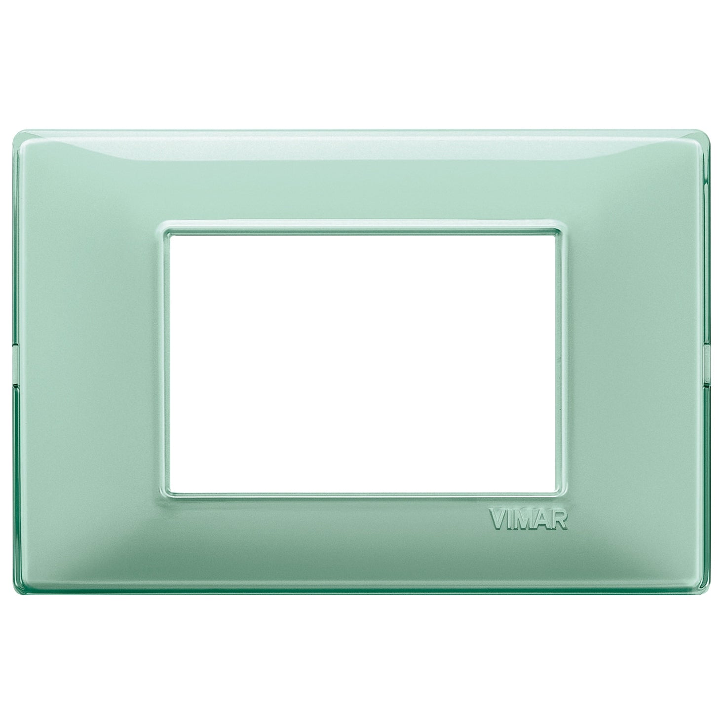 Vimar Plana 3-Module Cover Plate, 120 x 80 mm, IP00, Clamp Mounting — Quality Boat Parts