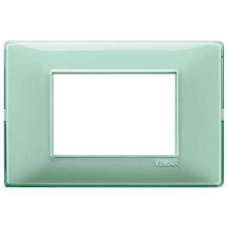Vimar Plana 3-Module Cover Plate, 120 x 80 mm, IP00, Clamp Mounting — Quality Boat Parts